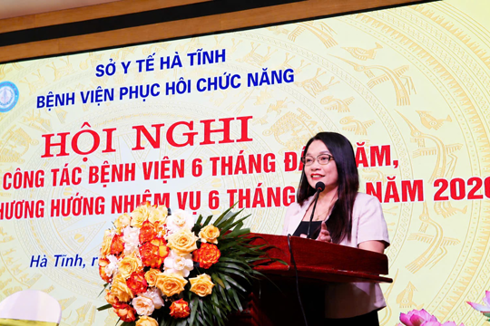 Bệnh viện Phục hồi chức năng tỉnh sơ kết hoạt động 6 tháng đầu năm 2026
