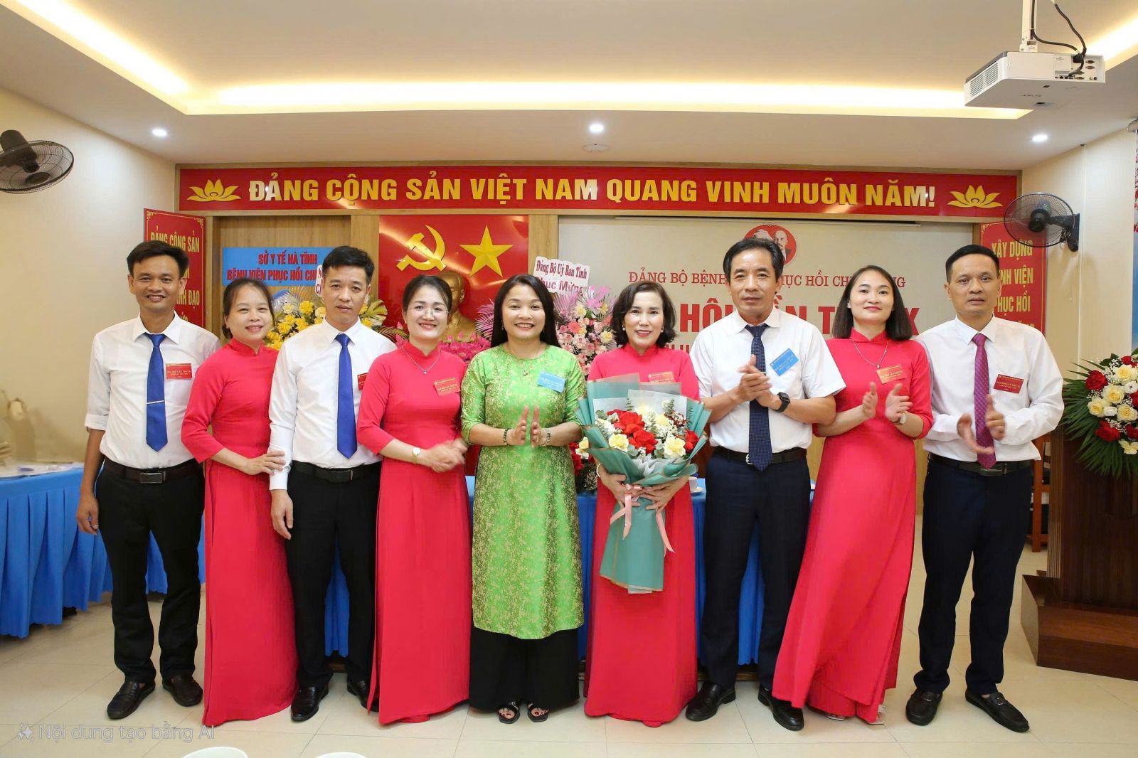 Đại hội Đảng bộ Bệnh viện phục hồi chức năng Hà Tĩnh nhiệm kỳ 2025 - 2030