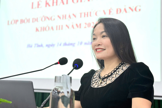 Khai giảng Lớp bồi dưỡng nhận thức về đảng khóa III năm 2025