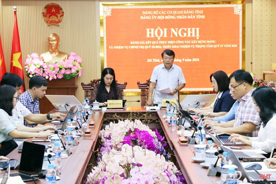 Hà Tĩnh thí điểm thành lập Đảng bộ HĐND tỉnh và Đảng bộ MTTQ, các đoàn thể tỉnh