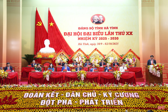 Trực tiếp: Đại hội đại biểu Đảng bộ Hà Tĩnh công bố kết quả bầu nhân sự