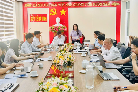 Đoàn kiểm tra số 150 của Ban Thường vụ Đảng ủy UBND tỉnh thông qua dự thảo báo cáo kiểm tra tại Đảng ủy Sở Y tế 