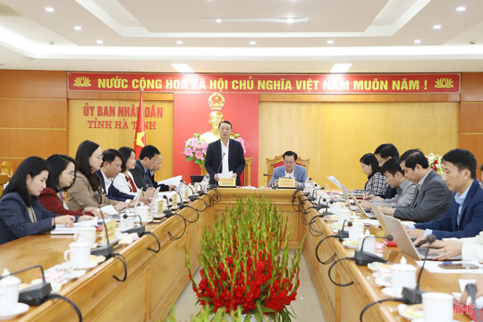 Bí thư Tỉnh ủy dự hội nghị kiểm điểm tập thể, cá nhân của Ban Thường vụ Đảng ủy UBND tỉnh