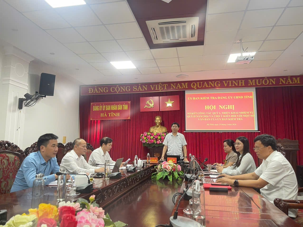 UBKT Đảng ủy UBND tỉnh tổ chức Hội nghị công tác kiểm tra, giám sát quý I/2026