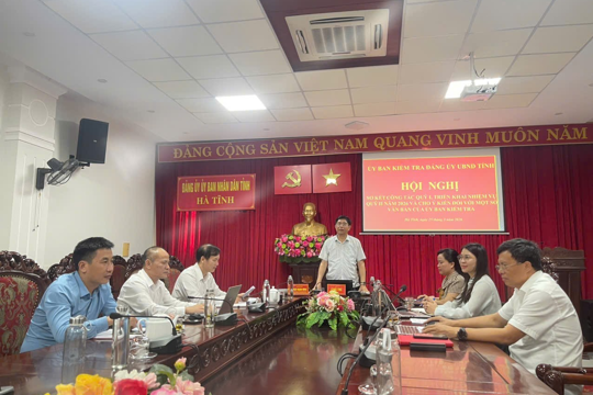 UBKT Đảng ủy UBND tỉnh tổ chức Hội nghị công tác kiểm tra, giám sát quý I/2026 