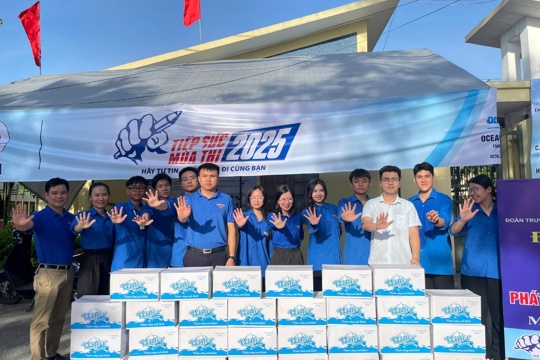 Đoàn thanh niên UBND tỉnh đồng hành cùng sỹ tử hoàn thành kỳ thi vào THPT năm 2025 